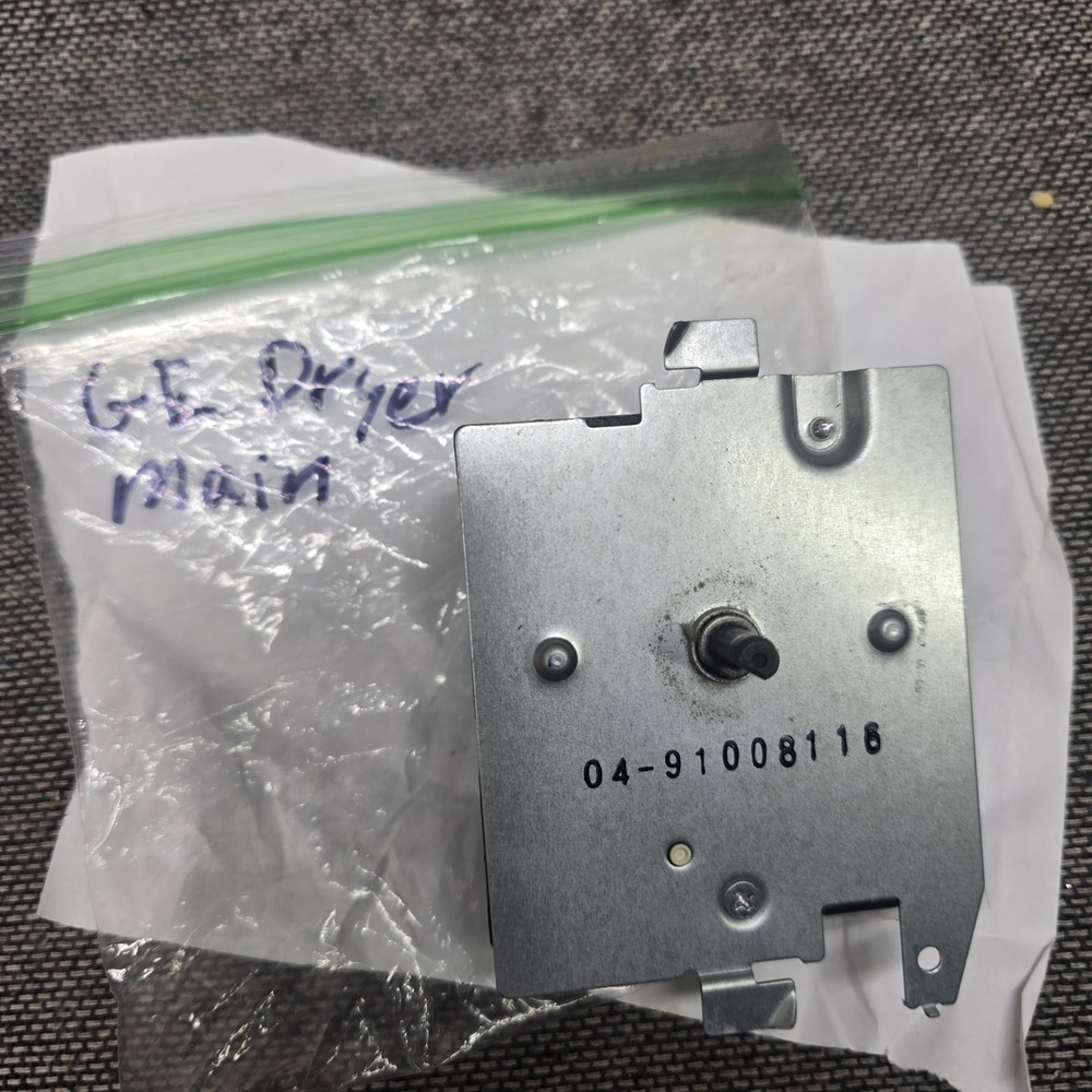 GE Dryer Timer TMD14M30 234D2377P004 Control Switch Silver Good Sold As-Is